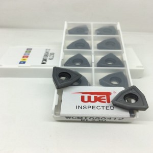 WCMT إدراج الصلب الفولاذ ، الفولاذ المقاوم للصدأ ، الحديد الزهر ، سبيكة الألومنيوم ، نحاس